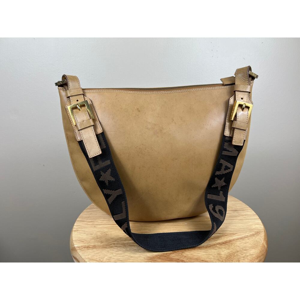 Authentic Fendi Leather Top Handle Shoulder Bag